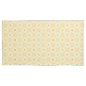 Cirkelpatroon met geometrische interlocking voor d kussensloop (Voorkant-Links)