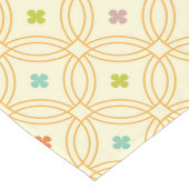 Cirkelpatroon met geometrische interlocking voor d lange tafelloper (Hoek)