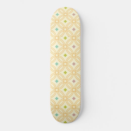 Cirkelpatroon met geometrische interlocking voor d persoonlijk skateboard (Voorkant)