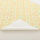 Cirkelpatroon met geometrische interlocking voor d sherpa deken (3/4)