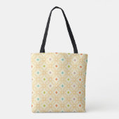 Cirkelpatroon met geometrische interlocking voor d tote bag (Achterkant)