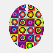 cirkelpatroon metalen ornament (Achterkant)
