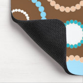 Cirkelpatroon - Mousepad Muismat (Hoek)