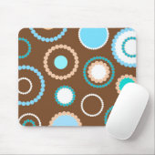 Cirkelpatroon - Mousepad Muismat (Met muis)