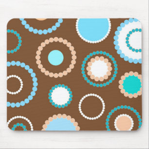 Cirkelpatroon - Mousepad Muismat