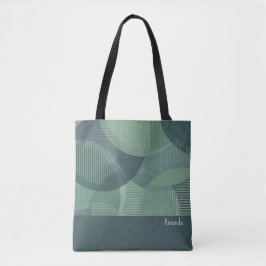 Cirkelpatroon Patroon II Canvas tas