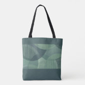 Cirkelpatroon Patroon II Canvas tas (Achterkant)