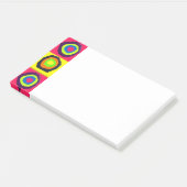 cirkelpatroon post-it® notes (Schuin)
