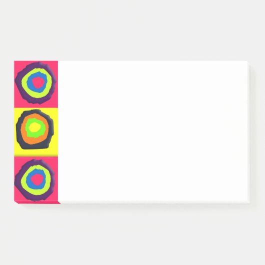 cirkelpatroon post-it® notes (Voorkant)
