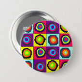 cirkelpatroon ronde button 7,6 cm (Voorkant /achterkant)