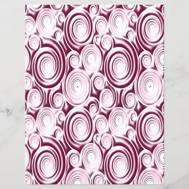 Cirkelpatroon scrapbookpapier (Voorkant)