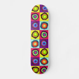 cirkelpatroon skateboard