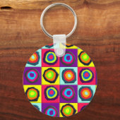 cirkelpatroon sleutelhanger (Voorkant)