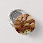 Cirkelpatroon van Onyx Steen Ronde Button 3,2 Cm (Voorkant /achterkant)