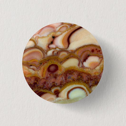 Cirkelpatroon van Onyx Steen Ronde Button 3,2 Cm (Voorkant)