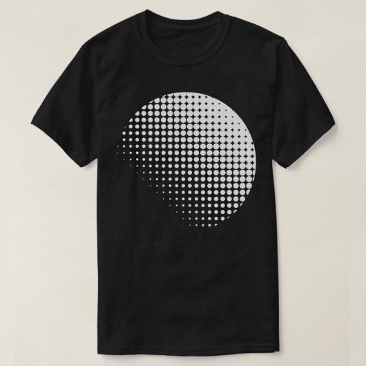 cirkelrasterontwerp t-shirt (Design voorkant)