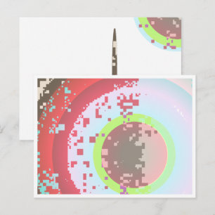 Cirkels 31 met rand Briefkaart