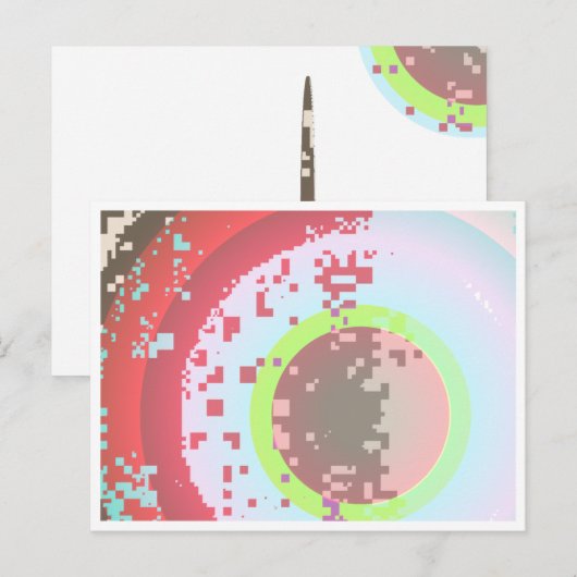 Cirkels 31 met rand Briefkaart (Voorkant / Achterkant)