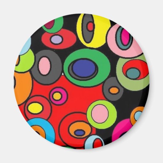 "Cirkels 4" Magneet (Voorkant)