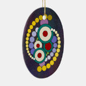 Cirkels Abstract kunstwerk Keramisch Ornament (Rechts)