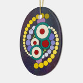 Cirkels Abstract kunstwerk Keramisch Ornament (Links)