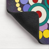 Cirkels Abstract kunstwerk Muismat (Hoek)