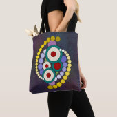 Cirkels Abstract kunstwerk Tote Bag (Dichtbij)