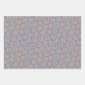 Cirkels Abstract patroon - Blush, Lavender Inpakpapier Vel (Voorkant 2)