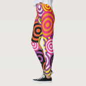 Cirkels Abstracte achtergrond Leggings (Links)