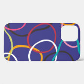 cirkels, abstracte banden naadloos  patroon. Case-Mate iPhone case (Achterkant (horizontaal))