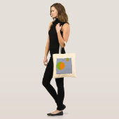 Cirkels Abstracte Canvas tas (Voorkant (model))