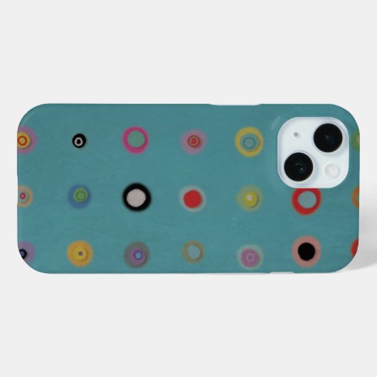  cirkels achtergrond groen Ruth Fitta Case-Mate iPhone Case (Achterkant (horizontaal))
