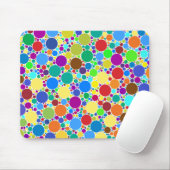 cirkels achtergrond muismat (Met muis)