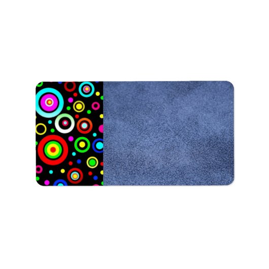 Cirkels Adres label (Voorkant)