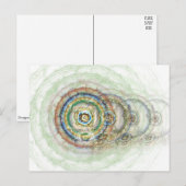 cirkels briefkaart (Voorkant / Achterkant)