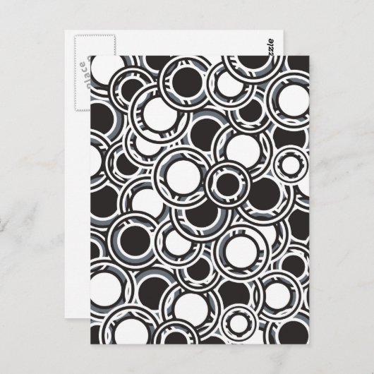 cirkels briefkaart (Voorkant / Achterkant)