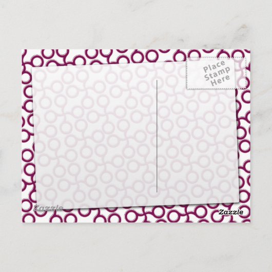 cirkels briefkaart (Achterkant)