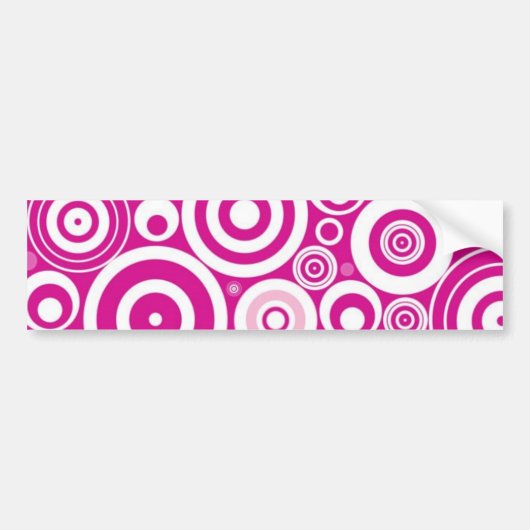 Cirkels Bumpersticker (Voorkant)