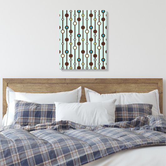 cirkels canvas afdruk (Insitu (Slaapkamer))