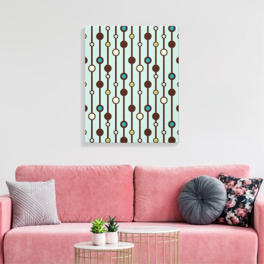 cirkels canvas afdruk (Insitu (Woonkamer))