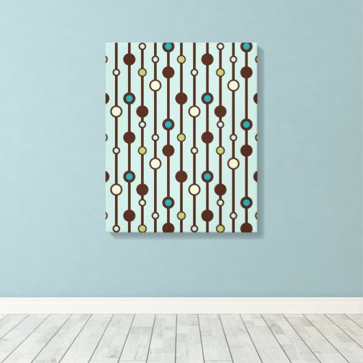 cirkels canvas afdruk (Insitu (Houten vloer))