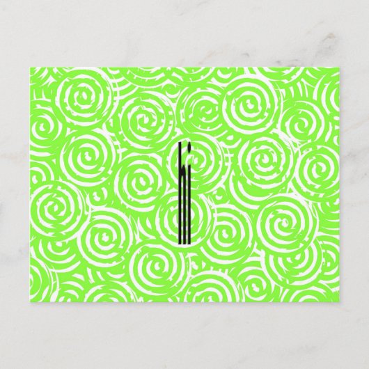 Cirkels, cirkels en meer cirkels briefkaart (Voorkant)