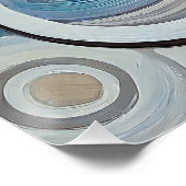 Cirkels Compositie II Glossy Art Poster (Hoek)