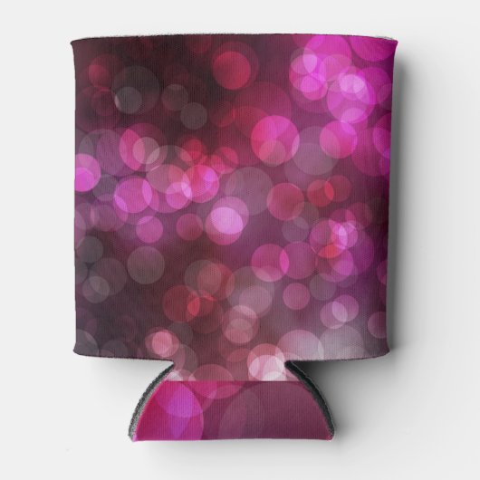  cirkels: donkerroze, blauw. blikjeskoeler (Voorkant)