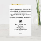 Cirkels en Deuropeningen Kaart (Achterkant)