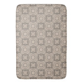 Cirkels en diamanten in Bronze Pattern Badmat (Voorkant Verticaal)