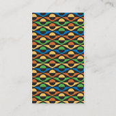 Cirkels en geometrische elementen visitekaartje (Achterkant)