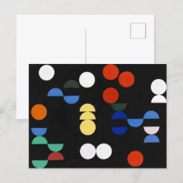 cirkels en puntstukjes | Sophie Taeuber-Arp | Briefkaart