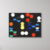 cirkels en puntstukjes | Sophie Taeuber-Arp | Canvas Afdruk (Voorkant)