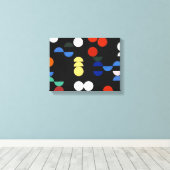 cirkels en puntstukjes | Sophie Taeuber-Arp | Canvas Afdruk (Insitu (Houten vloer))